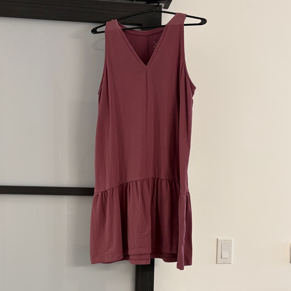 a new day Sleeveless V-Neck Mini Dress - Dusty Rose